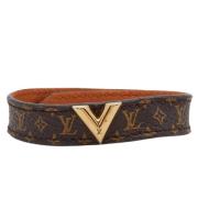 Louis Vuitton Vintage Pre-owned Belagd canvas armband Brown, Dam