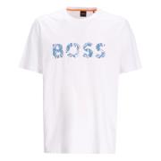Hugo Boss Ocean T-shirt, 100% Bomull White, Herr