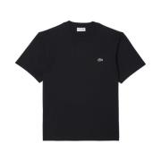 Lacoste Klassisk kortärmad T-shirt Black, Herr