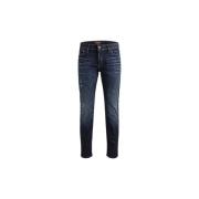 Jack & Jones Blå Skinny Jeans Blue, Herr