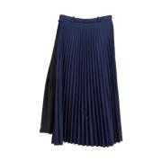 Balenciaga Vintage Pre-owned Polyester nederdelar Blue, Dam