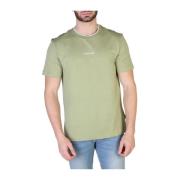 Calvin Klein Herr Bomull T-shirt Enfärgad Logo Green, Herr