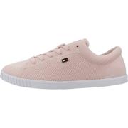Tommy Hilfiger Flag Lace-Up Sneakers Pink, Dam