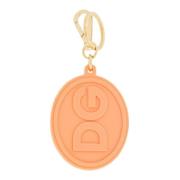 Dolce & Gabbana Orange Logo Nyckelring Tillbehör Orange, Unisex