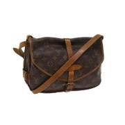 Louis Vuitton Vintage Pre-owned Canvas louis-vuitton-vskor Brown, Dam