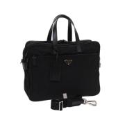 Prada Vintage Pre-owned Nylon prada-vskor Black, Dam