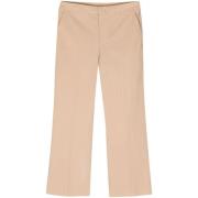 Twinset Ginger Root Straight Pants Beige, Dam