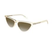 Saint Laurent Glamour Sunglasses Beige, Dam