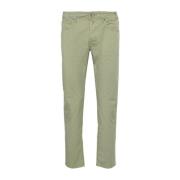 Incotex Denim Jeans med 5 Fickor Green, Herr