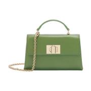 Furla 1927 Mini Crossbody Top Väska Green, Dam