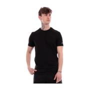 Dsquared2 Klassisk Svart Halvärmad T-shirt Black, Herr