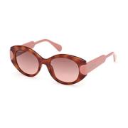 Max & Co Stiliga solglasögon för kvinnor Brown, Unisex
