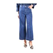 Max Mara Klassiska Denim Jeans för Vardagsbruk Blue, Dam
