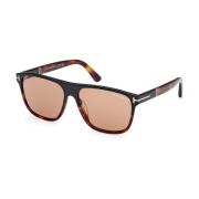 Tom Ford Acetat solglasögon Frances för män Brown, Unisex