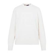 Ralph Lauren Stilren Off-White Pullover Kvinnor White, Dam