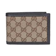 Gucci Canvas Plånbok med Ikoniskt Monogram Brown, Dam