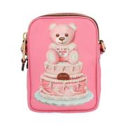 Moschino Couture Teddy Bear Crossbody Väska Pink, Dam