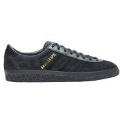 Adidas Originals Läderpanel Sneakers med Strukturerad Sula Black, Herr