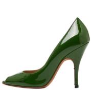 Dolce & Gabbana Pre-owned Pre-owned Laeder klackskor Green, Dam