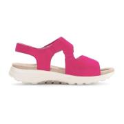 Gabor Flat Sandals Pink, Dam