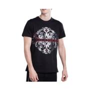 Billionaire Svart T-shirt med logotyptryck Black, Herr