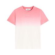 Lanvin Gradient Dip Dye Jogging T-shirt Multicolor, Dam