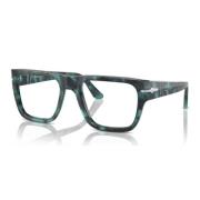 Persol Blue Havana Eyewear Frames 0PO 3348V Blue, Unisex