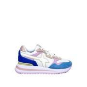 W6Yz Glamorösa Multifärgade Mocka Sneakers Multicolor, Dam