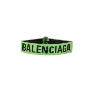Balenciaga Vintage Pre-owned Canvas armband Green, Herr