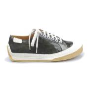 Clarks Metalliskt Läder Street Chic Sneaker Green, Dam