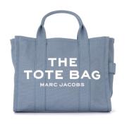 Marc Jacobs Blå Traveler Tote Bag med Logo Blue, Dam