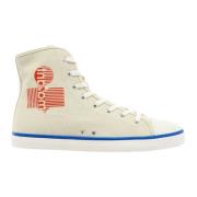 Isabel Marant Beige Canvas Sneakers Ss23 Beige, Dam