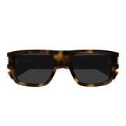 Saint Laurent Fyrkantiga solglasögon SL 659 002 Brown, Herr