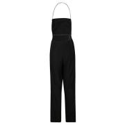 Les Coyotes de Paris Öppen rygg Jumpsuit Black, Dam