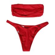 The Attico Snygg Bikini för Sommaren Red, Dam