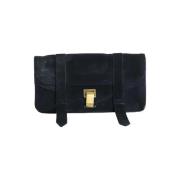 Proenza Schouler Pre-owned Pre-owned Laeder kuvertvskor Black, Dam