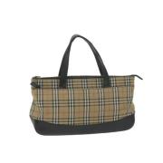 Burberry Vintage Pre-owned Canvas handvskor Multicolor, Dam