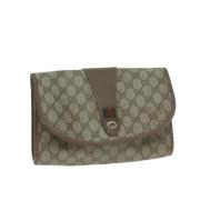 Gucci Vintage Pre-owned Canvas gucci-vskor Beige, Dam