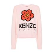 Kenzo Rosa Sweatshirts för Kvinnor Ss24 Pink, Dam