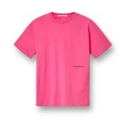 Hinnominate Jersey T-shirt med frampress Pink, Dam