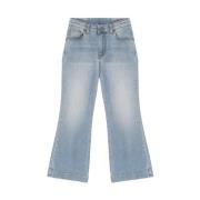 Dixie Flare Jeans Blue, Dam