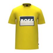 Hugo Boss Gul Herr T-shirt Yellow, Herr
