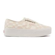 Vans Dam Textil Sneakers Beige, Dam