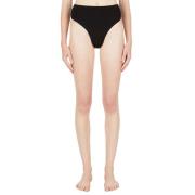 Ziah 90-talet High Waisted Bouclê Bikini Bottoms Black, Dam