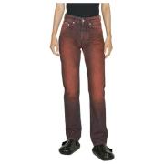 Eytys Ombre Jeans med Signatur Broderi Brown, Dam