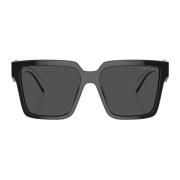 Prada Geometriska solglasögon med futuristisk stil Black, Dam