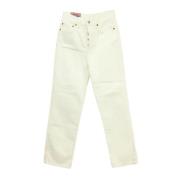 Acne Studios Pre-owned Pre-owned Bomull jeans White, Dam