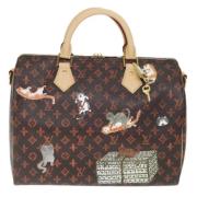 Louis Vuitton Vintage Pre-owned Canvas louis-vuitton-vskor Brown, Dam