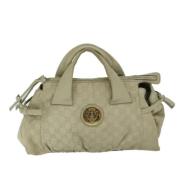 Gucci Vintage Pre-owned Canvas gucci-vskor Beige, Dam