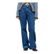 A.p.c. Strand Löst Sittande Jeans Blue, Dam